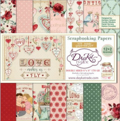 DayKa Trade Love Makes Us Fly 8x8 Paper Pack