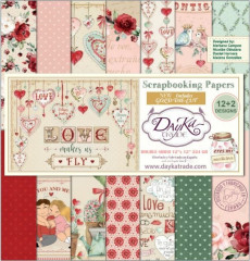 DayKa Trade Love Makes Us Fly 12x12 Paper Pack