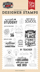 Clear Stamps - Super Student, School Rules