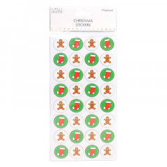 Christmas 3D Sticker - Gingerbread Man