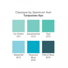 Spectrum Noir Classique - Turquoises