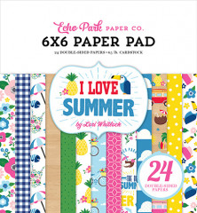 I Love Summer 6x6 Paper Pad