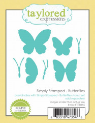 Taylored Expressions Simply Stamped - Butterflies