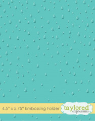 Embossing Folder - Raindrops