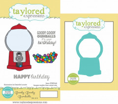 Cling Stamps + Die Combo - Goody Goody Gumballs