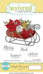 Cling Stamps - Sleigh Bouquet