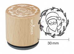 Woodies Holzstempel - Santa Claus