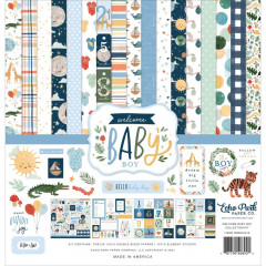 Welcome Baby Boy 12x12 Collection Kit