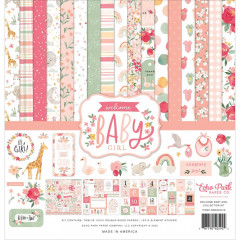 Welcome Baby Girl 12x12 Collection Kit