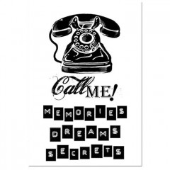 Cling Stamps - Call Me Telephone
