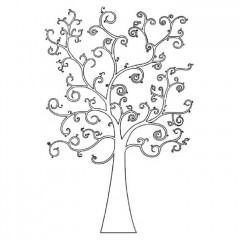 Cling Stamps - Albero