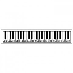 Cling Stamps - Keyboard