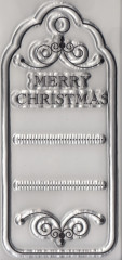 Clear Stamps - Create Christmas - Schild Merry Christmas