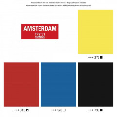 Amsterdam Acrylmarker M Basic Set (4er)