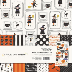 Trick Or Treat 12x12 Paper and Accessories Kit