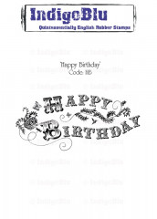 Mounted Stamps - Happy Birthday