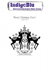 Mounted Stamps - Merry Christmas Deer