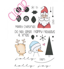 Clear Stamps - Christmas Tags