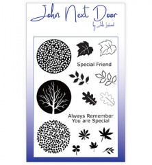Clear Stamps - Circle Leaves
