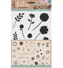Collage (Stencil and stamp Set) - Flowers For You