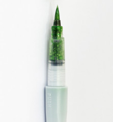 Wink Of Luna Metallic Brush Pen - Light Green