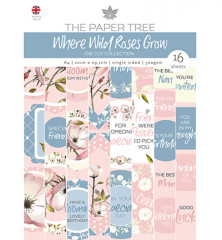 Where Wild Roses Grow A4 Die Cut Collection Pad