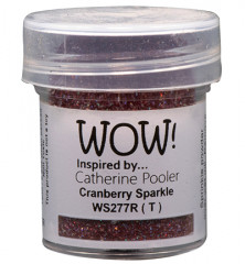 Wow Embossing Glitter - Cranberry Sparkle Regular