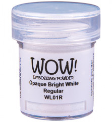 Wow Embossing Powder - Opaque Bright White Regular (gross)