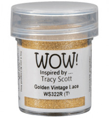 Wow Embossing Glitter - Golden Vintage Lace