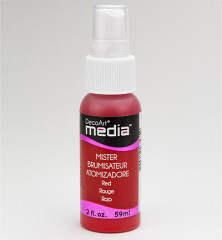 Mixed Media Acrylic Spray - Red