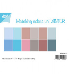 Matching Colors Uni Winter - Paper Bloc A4