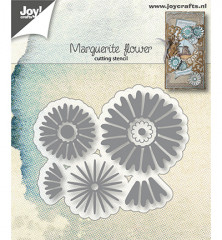 Stanzschablone - Margeriten Blume