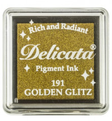 Delicata Small Ink Pad - Golden Glitz