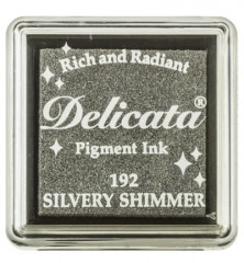 Delicata Small Ink Pad - Silvery Shimmer