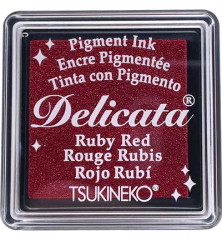 Delicata Small Ink Pad - Ruby Red