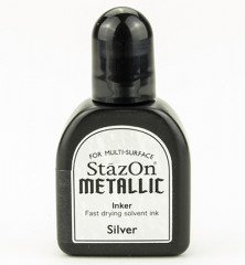 StazOn Re-Inker - Metallic Silver