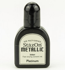 StazOn Re-Inker - Metallic Plantinum