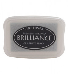 Brilliance Pigment Ink Pad - Graphite Black