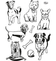 Clear Stamps - Hunde