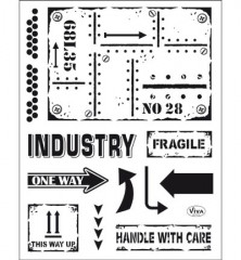 Clear Stamps - Industrial Style