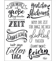 Clear Stamps - Lettering Deutsch