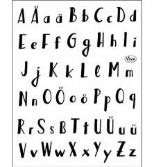 Clear Stamps - Lettering Alphabet