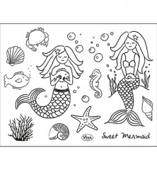 Clear Stamps - Süße Meerjungfrauen