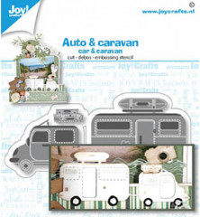 Stanzschablone - Car and Caravan