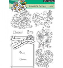 Clear Stamps - Sunshine Flowers
