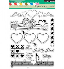 Clear Stamps - Happy Hearts