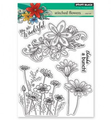 Clear Stamps - Stitched Flowers