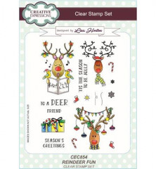 Clear Stamps Set - Reindeer Fun