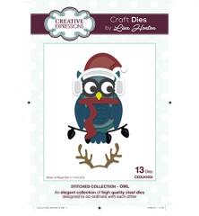 Craft Dies - The Stitched Collection Owl