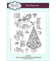 Clear Stamps Set - Have a Rocking Good Christmas
